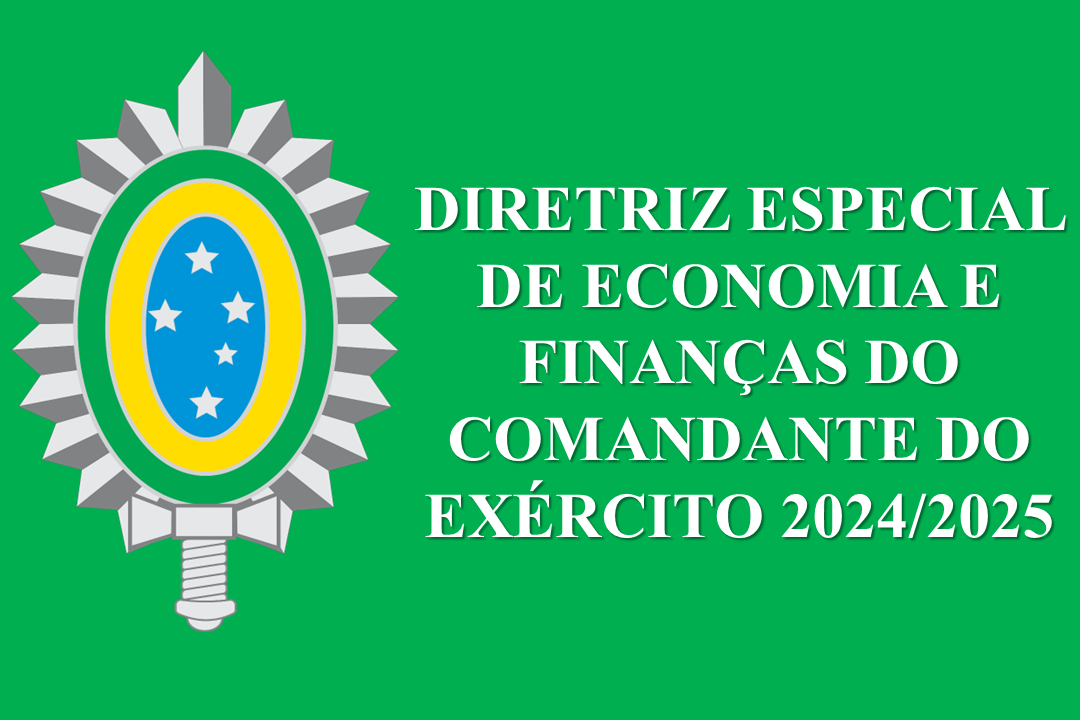diretriz especial economia financas do cmte exercito 24 25